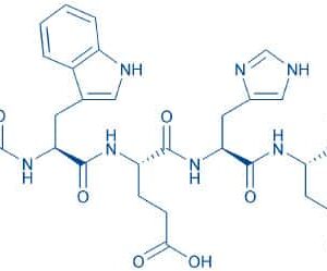Ac-Trp-Glu-His-Asp-aldehyde (pseudo acid)